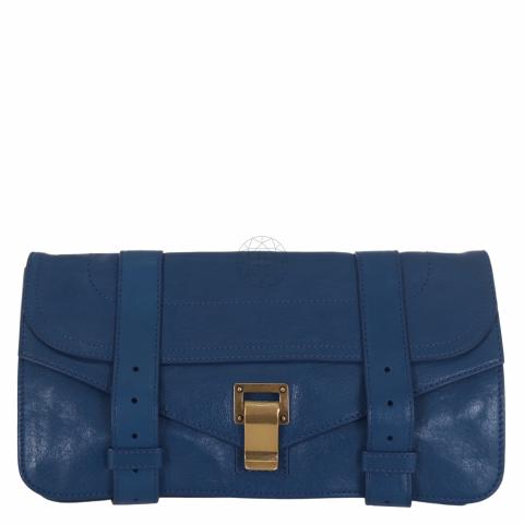 Sell Proenza Schouler PS1 Clutch Blue HuntStreet